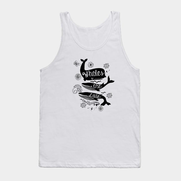 Whales are cute Tank Top by Raintreestrees7373